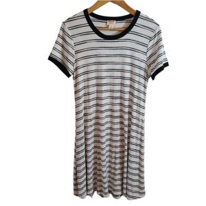 Mossimo Supply Co. Striped T-shirt Mini Dress
